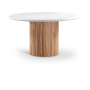 Sanremo - Concrete 53" Finished Concrete Indoor / Outdoor Dining Table, 53"