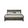 Vidalia - Queen Bed - Rustic Gray Oak - 47"