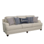 Glenn - Upholstered English Arm Sofa - Light Gray And, 91"