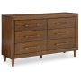 Lyncott - Brown - Dresser, 61.25" Wide