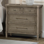 Rochelle Park - Nightstand With Charging Station - Smokey Taupe - Light Brown