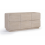 Adagio - Solid Wood And Oak Veneer Dresser - Natural, 68" Wide
