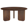 Dale - Round Solid Mango Wood Coffee Table, 36"