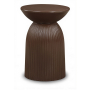 Opani - Concrete End Table - Brown, 14"