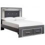 Lodanna Full Panel Bed With Storage Gray