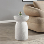 Dylana - Accent Table - Natural Gray Finish, 14"