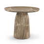 Venosa - 36" Concrete Indoor / Outdoor Dining Table - Beige, 36"