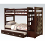 Allentown - Twin Over Twin Bunk Bed & Trundle - Espresso