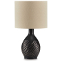 Garinton - Black - Ceramic Table Lamp