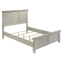 Franco - Wood Queen Panel Bed - Distressed