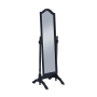 Cabot - Wood Adjustable Full Length Cheval Mirror - Black