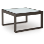 Beachloft - Black / Gray - Square Cocktail Table, 30"