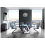 D4127 - Dining Table Base - Silver - Pearl Silver, 39.37"