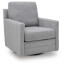 Freybourne Next-Gen Nuvella - Pewter - Swivel Accent Chair
