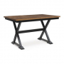 Wildenauer Dining Room Counter Butterfly Extension Table Brown / Black, 78"