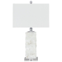 Malise - White - Alabaster Table Lamp