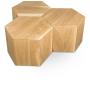 Eternal - Coffee Table - 3 Piece Natural, 42"