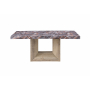 D02 - Dining Table - Lava / Natural - Dark Gray, 70"