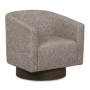 Jorryn Swivel Accent Chair Brown