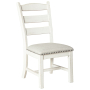 Valebeck - Beige / White - Dining UPH Side Chair (Set of 2)