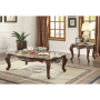 Shalisa - Coffee Table - Marble & Walnut, 60"