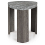 Surmour - Gray / Brown - Triangle End Table, 24.13"