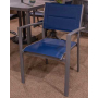 Rocky Creek Sling Arm Chair (Set of 4) Blue / Gray