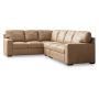 Bandon - Toffee - 3-Piece Sectional With Raf Loveseat, 127"