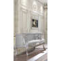 Valkyrie - Bench - PU Leather, Light Gold & Gray Finish