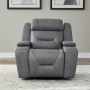 Chapman - Swivel Glider Recliner P2 - Aline - Dark Gray