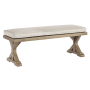 Beachcroft - Beige - Bench with Cushion