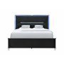 Lando - Queen Bed Footboard With Full Slats - Black
