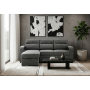 U2601 - Reversible Sofa Bed With Drop Down Table And Speaker - Dark Gray, 91"