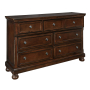 Porter - Rustic Brown - Dresser, 65.5" Wide