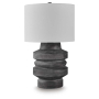 Wahida - Distressed Black - Poly Table Lamp