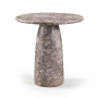 Cosenza - 42" Concrete Indoor / Outdoor Counter Height Table - Brown - Dark Brown, 42"