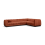 Quinn - 6 Piece Modular Corner Sectional - Cognac, 133"