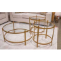 Pearlox - Gold - Occasional Table Set (Set of 3), 37.25"