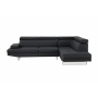 U9784 - Right Arm Facing Sectional - Black, 82"