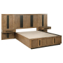 Terrace - Queen Wall Panel Storage Bed - Ash