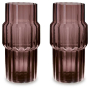 Dorlow - Mauve - Vase (Set of 2) - 13.58", 6.38"
