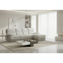 U3822 - Sectional With Pull Out Bed And USB - Light - Gray, 39"