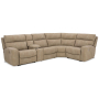 Next-Gen Durapella - Sand - 5-Piece Power Reclining Sectional With Storage Console, 119.5"