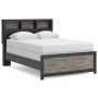 Broachmyn Bookcase Bed Black / Gray