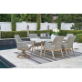 Seton Creek - Gray - 7 Pc. - Dining Set