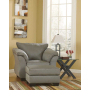 Darcy - Cobblestone - 2 Pc. - Chair with Ottoman