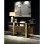 Mabyn - Console Cabinet - Brass & Antique
