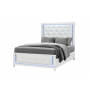 Alina - Twin Bed Footboard With LED - White