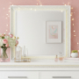 Reflections - Lighted Mirror - Pearl - White, 38" Wide