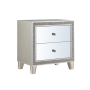 Sliverfluff - Nightstand - Mirrored & Champagne Finish